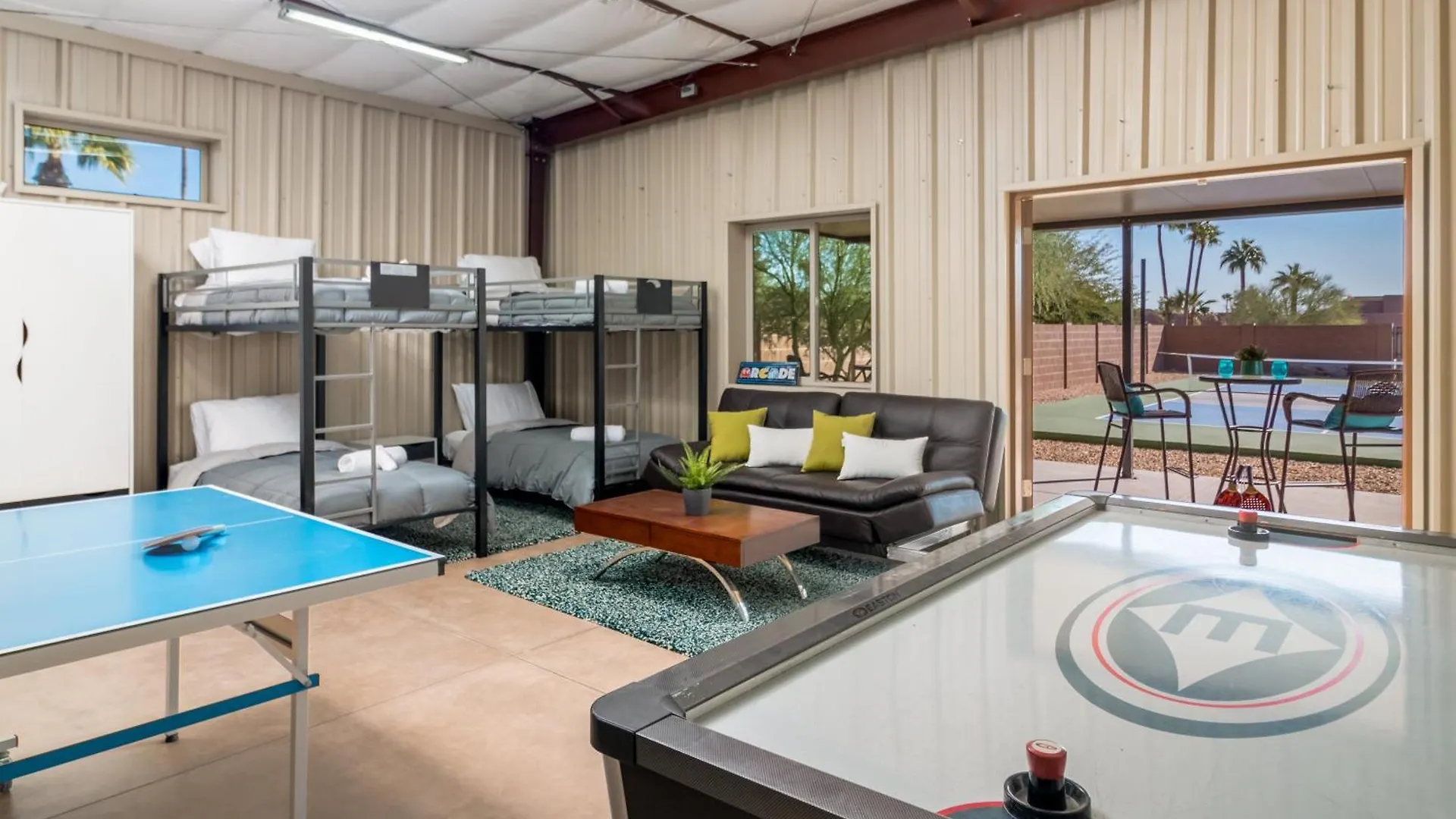 Tatil Evi Pickleball In Paradise- 6 Bedrooms Pool Spa Arcade Putting Green Sportspickleballvolleyball Scottsdale ABD