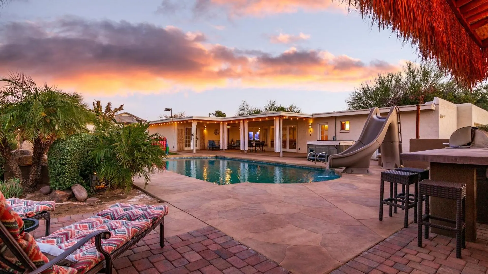 Pickleball In Paradise- 6 Bedrooms Pool Spa Arcade Putting Green Sportspickleballvolleyball Scottsdale Tatil Evi